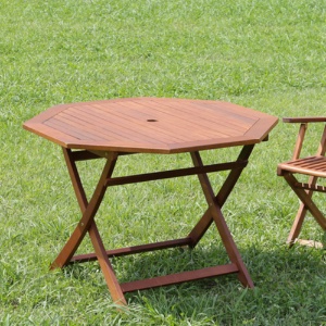 不二貿易　八角テーブル　ＧＴ０５ＦＢ　幅１１００×奥行１１００×高さ７４０ｍｍ　ブラウン　Ｃ／Ｄ８１０６２　１台4