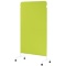ネットフォース　ライトスクリーン　キャスター付　幅９００×高さ１６００（固定脚）ｍｍ　ライトグリーン　ＬＳＣ－１６０９－Ｃ４Ａ２－ＴＷ－ＬＧＮ　１台