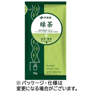 伊藤園　給茶機用インスタント　ＫＹＵ＿ＣＨＡ　緑茶　７０ｇ　１ケース（２０袋）1