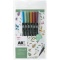 トンボ鉛筆　水性マーカー　デュアルブラッシュペン　ＡＢＴ　６色（各色１本）　ナチュラル　ＡＢ－Ｔ６ＣＮＴ　１パック