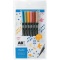 トンボ鉛筆　水性マーカー　デュアルブラッシュペン　ＡＢＴ　６色（各色１本）　ノルディック　ＡＢ－Ｔ６ＣＮＲ　１パック