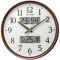 リズム　電波掛時計　フィットウェーブリブＡ０３　温度湿度カレンダー表示付　茶メタリック　８ＦＹＡ０３ＳＲ０６　１台
