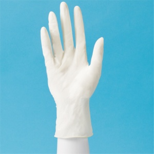 エステー　モデルローブ　Ｎｏ．９１１　天然ゴム使いきり手袋（粉なし）　Ｍ　ホワイト　１箱（１００枚）2