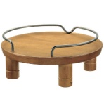 リッチェル　木製テーブル　シングル　ブラウン　１個