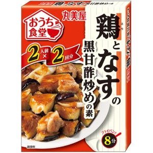 丸美屋　おうち食堂　鶏となすの黒甘酢炒めの素　１４０ｇ　１個1