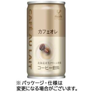 富永貿易　神戸居留地　カフェオレ　１８５ｇ　缶　１ケース（３０本）1