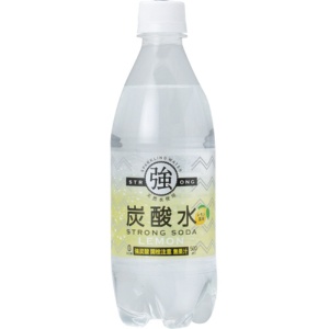 友桝飲料　強炭酸水レモン　５００ｍｌ　ペットボトル　１ケース（２４本）1