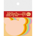 ササガワ　ぷちカード　クマ　中　（６色×各２枚）　１６－７０２８　１パック