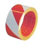 スリオンテック　危険表示用反射テープ　１０ｍ　赤／白