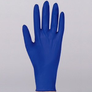 ＴＡＮＯＳＥＥ　ニトリル手袋　ネイビーブルー　パウダーフリー　Ｓ　１箱（３００枚）2