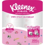 日本製紙クレシア　クリネックス　コンパクト　フラワープリント　香り付き