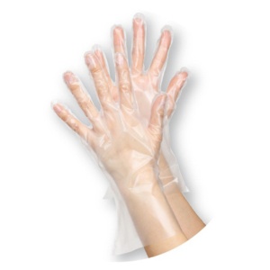 やなぎプロダクツ　ポリエチレン手袋ＬＤ　半透明　Ｍ　ＴＢ－１６５　１パック（１００枚）3