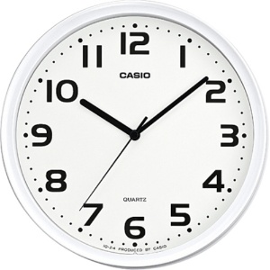 カシオ　掛時計　クオーツクロック　白　ＩＱ－２４－７ＪＦ　１台1
