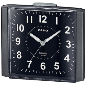 カシオ　目覚まし置時計　メタリックブラック　ＴＱ－４８２－１ＪＦ　１台