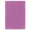 コクヨ　レールクリヤーホルダー（カラーズ）　ＰＥＴ　Ａ４タテ　２０枚収容　紫　フ－ＴＰＣ７６０Ｖ　１セット（５冊）