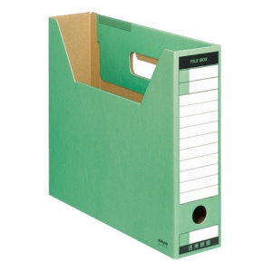 コクヨ　ファイルボックス－ＦＳ（Ｔタイプ）　Ａ４ヨコ　背幅７５ｍｍ　緑　Ａ４－ＳＦＴ－Ｇ　１セット（１０冊）1