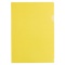キングジム　クリアーホルダーリサイクル　Ａ４タテ　黄　７３５Ｒ１０　１セット（１００枚：１０枚×１０パック）