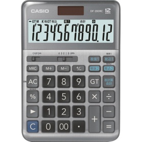 カシオ　軽減税率電卓　１２桁　デスクタイプ　ＤＦ－２００ＲＣ－Ｎ　１セット（３台）