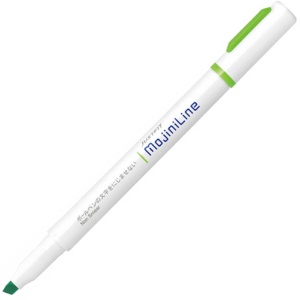 ゼブラ　蛍光ペン　ジャストフィット　モジニライン　緑　ＷＫＳ２２－Ｇ　１セット（１０本）1