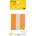 ３Ｍ　ポスト・イット　ジョーブ　ハーフサイズ　詰替用　４４×１２ｍｍ　オレンジ　６８０ＲＨ－７　１セット（４０冊：４冊×１０パック）