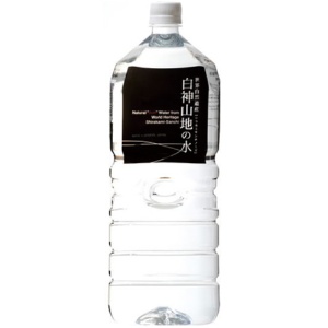 白神山美水舘　白神山地の水（黒ラベル）　２Ｌ　ペットボトル　１ケース（６本）1