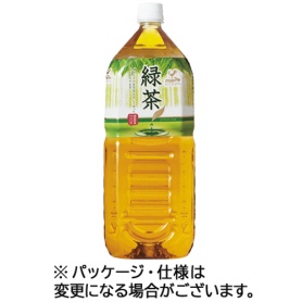 富永貿易　神戸居留地　緑茶　２Ｌ　ペットボトル　１ケース（６本）