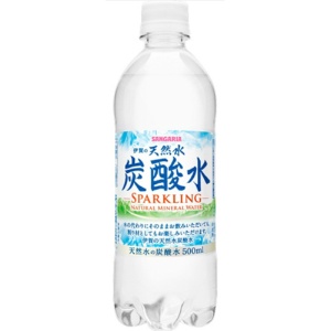 サンガリア　伊賀の天然水　炭酸水　５００ｍｌ　ペットボトル　１ケース（２４本）1