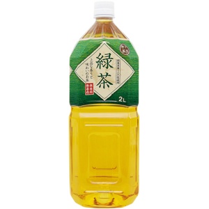 富永貿易　神戸茶房　緑茶　２Ｌ　ペットボトル　１セット（１８本：６本×３ケース）1