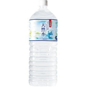 富永貿易　神戸居留地　北海道　うららか天然水　２Ｌ　ペットボトル　１セット（２４本：６本×４ケース）