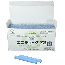日本白墨工業　エコチョーク７２　青　ＥＣＯ－３　１箱（７２本）1