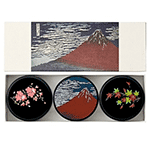 東京国立博物館 限定ギフト 錦松梅 冨嶽三十六景凱風快晴 会津塗容器入