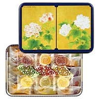 東京国立博物館限定ギフト 彩果の宝石 紅白芙蓉図ゼリーギフト