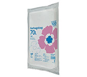 TANOSEE ゴミ袋エコノミー 乳白半透明 70L 1パック(100枚)