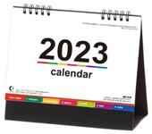 九十九商会 卓上カレンダー カラーインデックス 2023年版 NK-516-2023 1冊