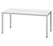 エランサ スクエアテーブル 幅1500×奥行750mm ホワイト(お客様組立) LBS-1575WH 1台