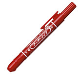 ゼブラ 油性マーカー マッキーノック 細字 赤 P-YYSS6-R 1本