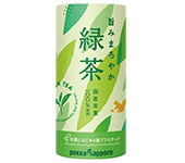 ポッカサッポロ 旨みまろやか緑茶 195g カートカン 1ケース(30本)