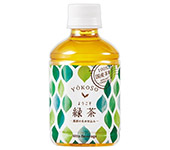 ニットービバレッジ ようこそ(YOKOSO) 緑茶 280ml ペットボトル 1セット(72本:24本×3ケース)