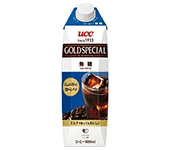 UCC ゴールドスペシャル アイスコーヒー 無糖 1L 紙パック(口栓付) 1ケース(12本)