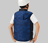 YAMAZEN ファン付きウェア KAZEfit ペルチェ付きタイプ ブルーカモ Lサイズ KF2SV2+P-L 1着