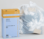 コクヨ HibiFull(ヒビフル) さっと取り出せる低密度ゴミ袋 厚手 90L 900×1000×0.05mm 乳白 KHF-GL262W 1箱(120枚)