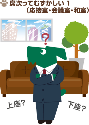 席次って難しい1（応接室・会議室・和室）
