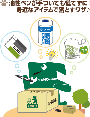 油性ペンが手ついても慌てずに！身近なアイテムで落とすワザ♪