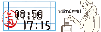 ポケットの表面にメモや伝言を書けます