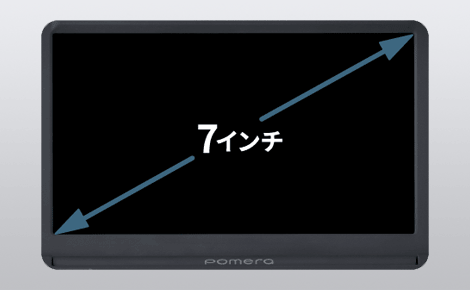 7インチワイドTFT液晶