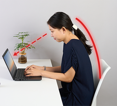 普段からこんな姿勢とっていませんか？