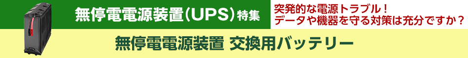 無停電電源装置（UPS） 交換用バッテリー