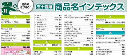 商品名インデックス