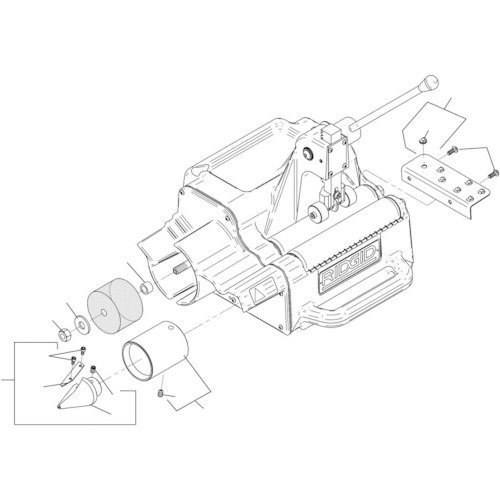 リッジツール　スクリュー　Ｆ／１２２Ｊ　３８９４０　１パック（４個）1