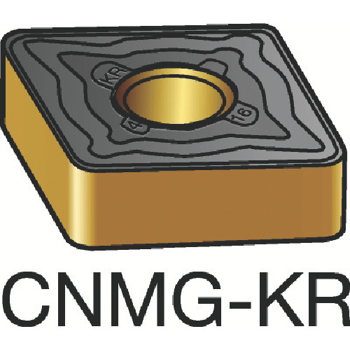 【クリックで詳細表示】サンドビック T-Max P 旋削用ネガ・チップ 3210 CNMG 19 06 16-KR-3210 1個 CNMG 19 06 16-KR-3210